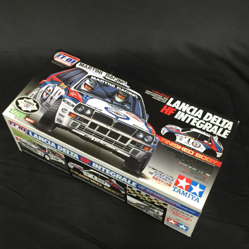 タミヤ 1/10 電動RC 4WD レーシングカー ランチア デルタ HF インテグラーレ 完成ボディ仕様
